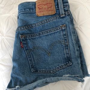 501 WOMENS HIGH RISE SHORTS